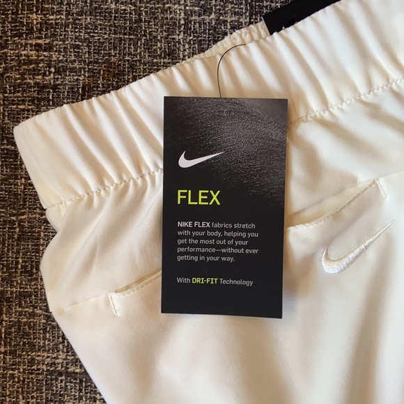 New Nike golf flex woven crop pants off white $90 - Picture 5 of 10